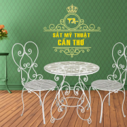 Bàn ghế sắt mỹ thuật