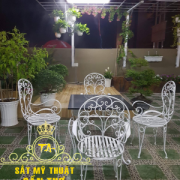Bàn ghế sắt mỹ thuật