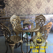 Bàn ghế sắt mỹ thuật