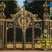 Mẫu hàng rào sắt mỹ thuật đẹp (CR057)