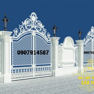 Mẫu hàng rào sắt mỹ thuật đẹp (CR050)