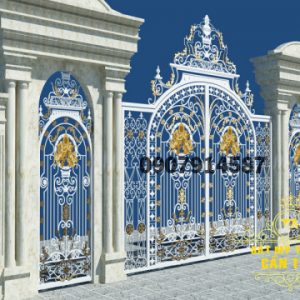 Mẫu hàng rào sắt mỹ thuật đẹp (CR049)