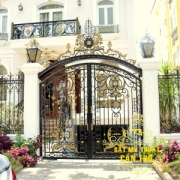 Mẫu hàng rào sắt mỹ thuật đẹp (CR047)