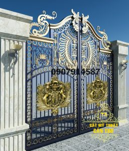 Mẫu hàng rào sắt mỹ thuật đẹp (CR041)