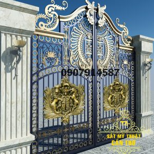 Mẫu hàng rào sắt mỹ thuật đẹp (CR041)