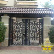 Mẫu hàng rào sắt mỹ thuật đẹp (CR037)