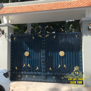 Mẫu hàng rào sắt mỹ thuật đẹp (CR028)