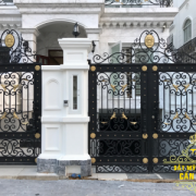 Mẫu hàng rào sắt mỹ thuật đẹp (CR026)