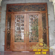 Cửa đi sắt mỹ thuật