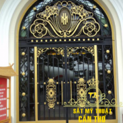 Cửa đi sắt mỹ thuật