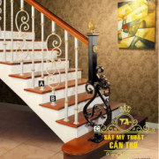 Cầu thang sắt mỹ thuật