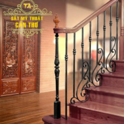 Cầu thang sắt mỹ thuật