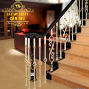 Cầu thang sắt mỹ thuật