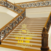 Cầu thang sắt mỹ thuật