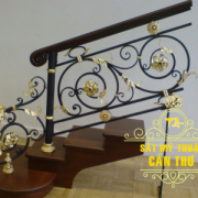 Cầu thang sắt mỹ thuật