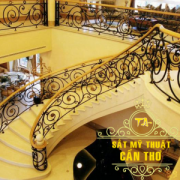 Cầu thang sắt mỹ thuật