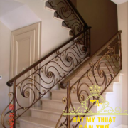 Cầu thang sắt mỹ thuật