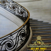 Cầu thang sắt mỹ thuật