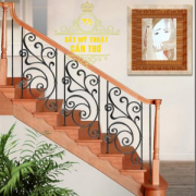 Cầu thang sắt mỹ thuật