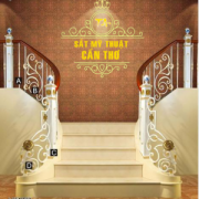 Cầu thang sắt mỹ thuật