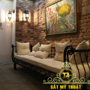 Ghế băng sắt mỹ thuật