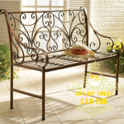 Ghế băng sắt mỹ thuật