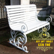 Ghế băng sắt mỹ thuật