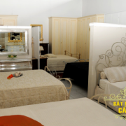 Giường sắt mỹ thuật