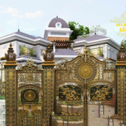 Cổng sắt biệt thự