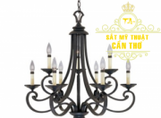 Đèn cổng sắt mỹ thuật