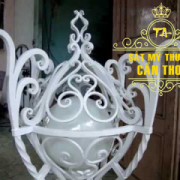 Đèn cổng sắt mỹ thuật