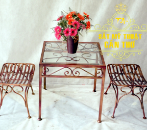 Bàn ghế sắt mỹ thuật
