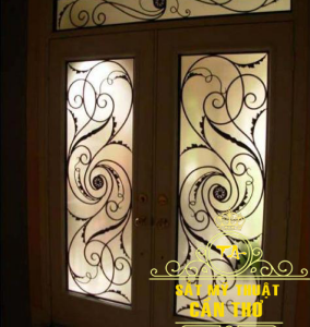 Cửa đi sắt mỹ thuật