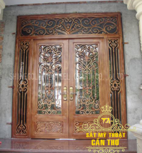Cửa đi sắt mỹ thuật