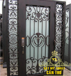 Cửa đi sắt mỹ thuật