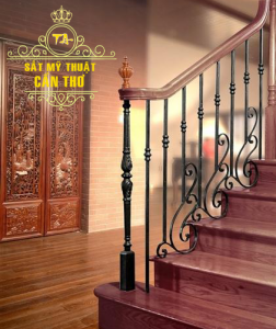 Cầu thang sắt mỹ thuật