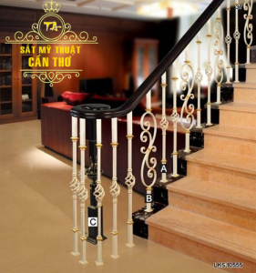 Cầu thang sắt mỹ thuật