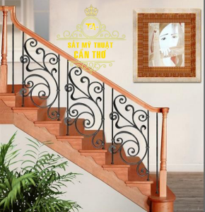 Cầu thang sắt mỹ thuật