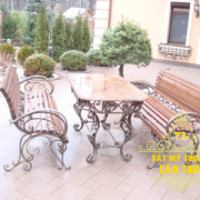 Ghế băng sắt mỹ thuật