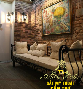 Ghế băng sắt mỹ thuật