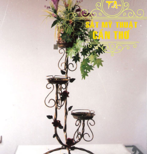Kệ hoa sắt mỹ thuật