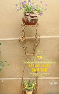 Kệ hoa sắt mỹ thuật
