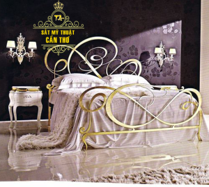 Giường sắt mỹ thuật